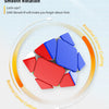 A graphic demonstrating perfect corner cutting and smooth rotation of a magnetic cube, titled Forget about Lock-ups.