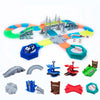 Glowing LED Race Track Set with Flexible DIY Track Pieces
