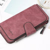 Classic Long PU Leather Wallet with Multiple Pockets