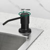 Built-In Kitchen Sink Soap Dispenser with Stainless Steel Pump