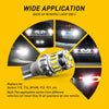 A close-up view of an LED reverse light bulb assembly for wide application.