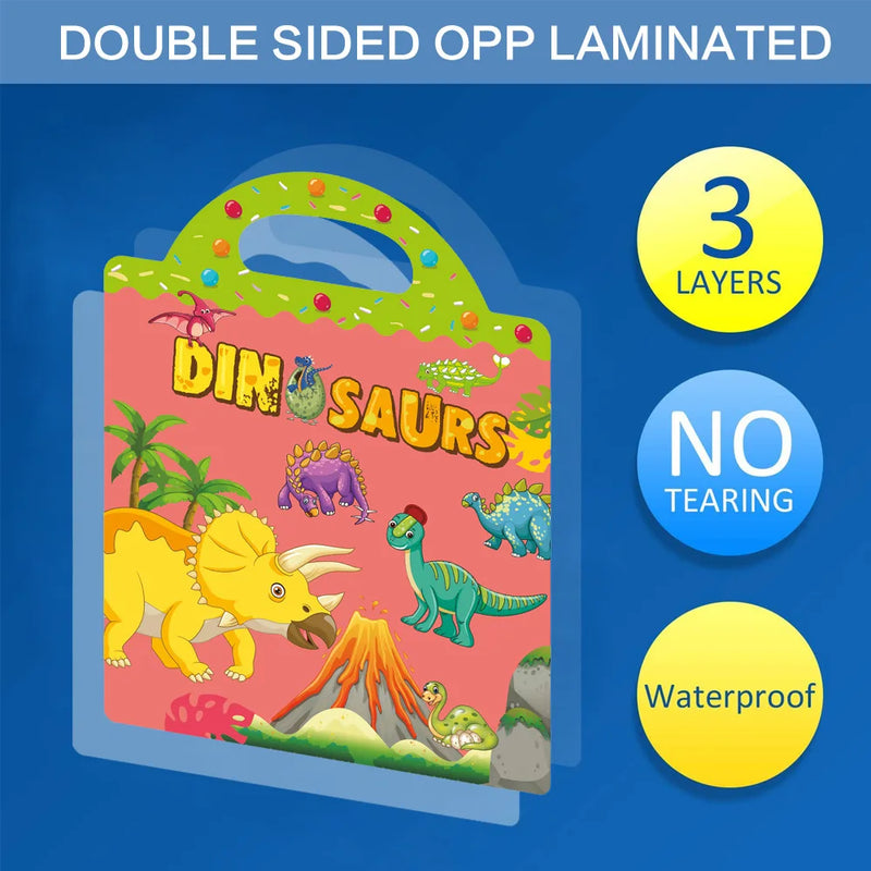 Reusable Educational Sticker Book for Kids