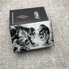 Ultra-Slim Aluminum Cigarette Case with Laser-Engraved Wolf Design