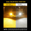 Dual-Color Switchback LED Turn Signal & DRL Bulbs (2-Pack)