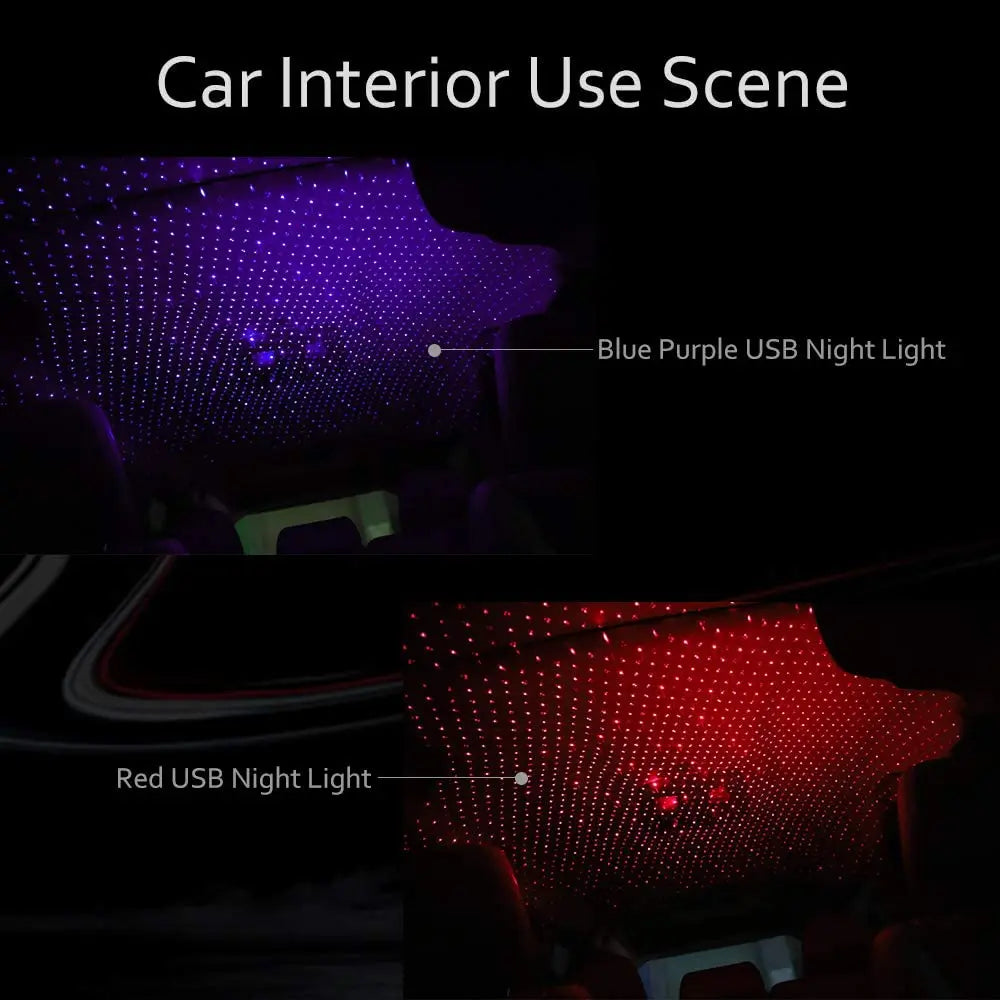 Mini LED Galaxy Star Projector Night Light