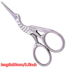 Vintage Floral Embroidery Scissors