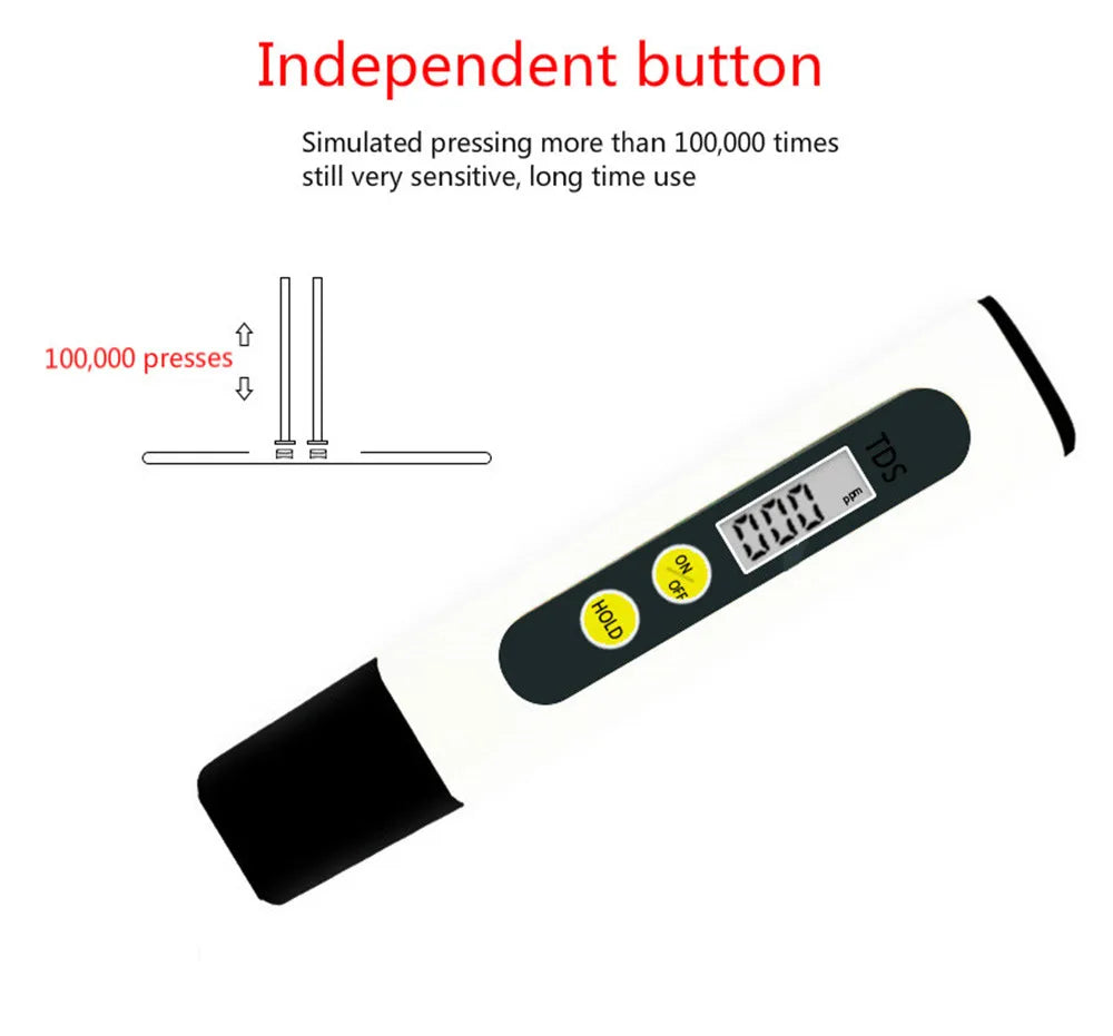 Digital TDS Water Quality Tester – 0-9990 ppm