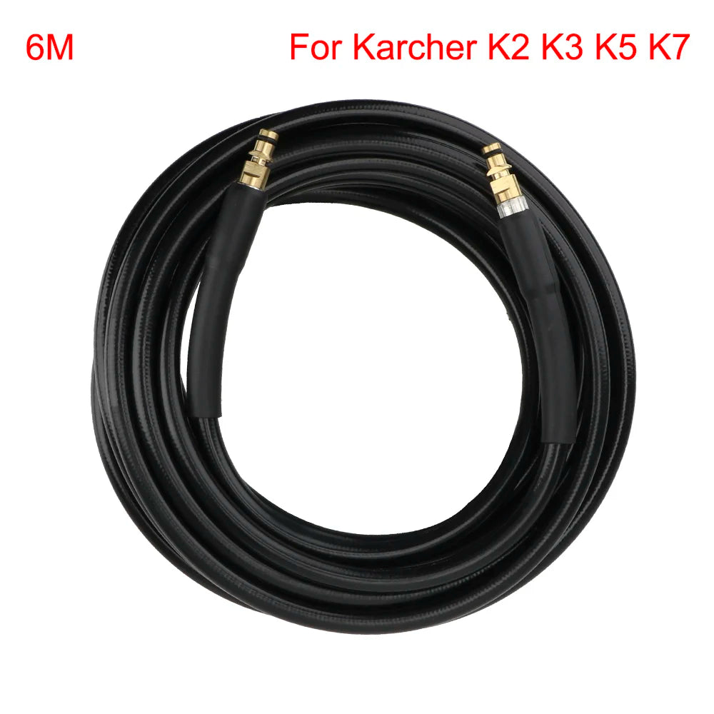 Heavy-Duty Pressure Washer Hose with Alloy Fittings
