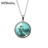 Destiel-Inspired Glass Cabochon Pendant Necklace