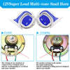 12V Super Loud Dual-Tone Air Horn Kit for Cars and Motorcycles