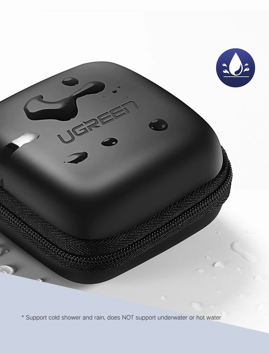 Compact EVA Hard Shell Storage Case for Earbuds and Accessories