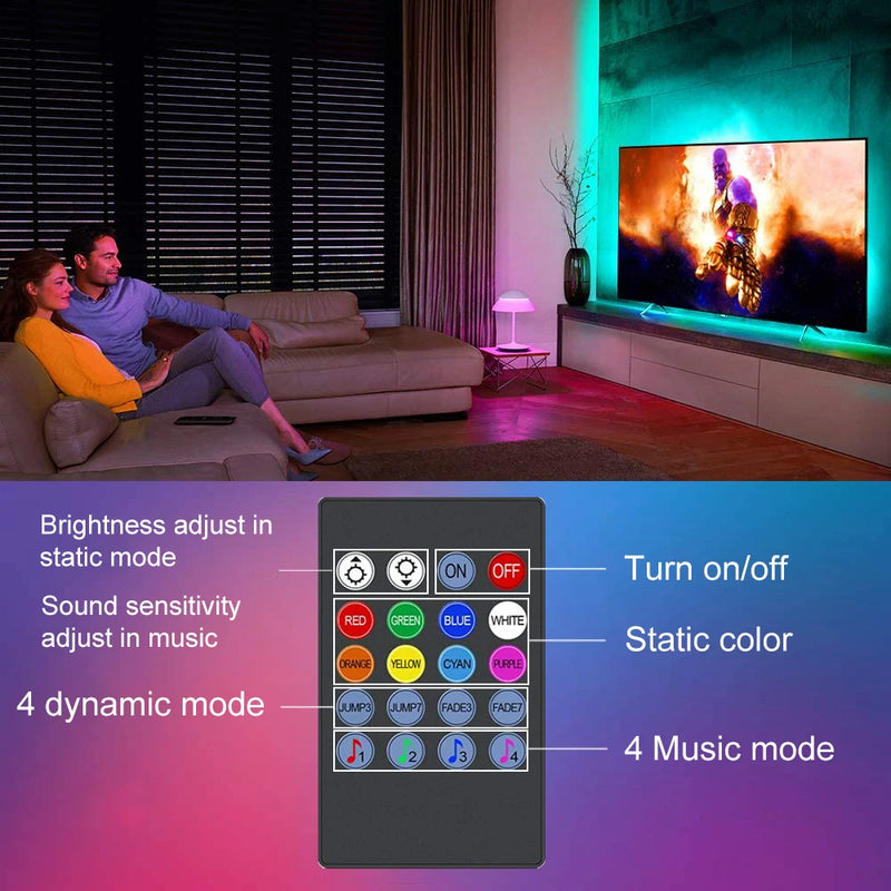Music-Sync RGB LED TV Backlight Strip