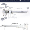 Stainless Steel Digital Caliper with LCD Display