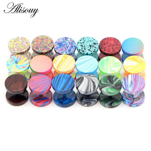 Stainless Steel Fake Gauge Ear Plugs