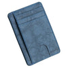 Slim RFID-Blocking Zipper Wallet
