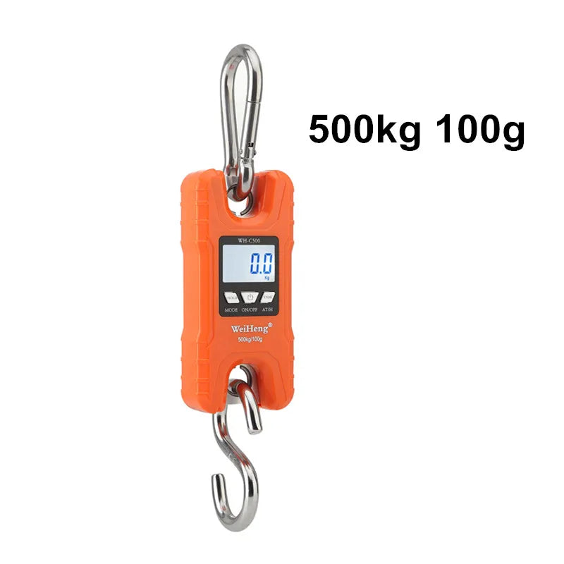 Heavy-Duty Digital Hanging Scale with Big LCD Display