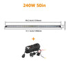 Single Row LED Light Bar for Off-Road Vehicles