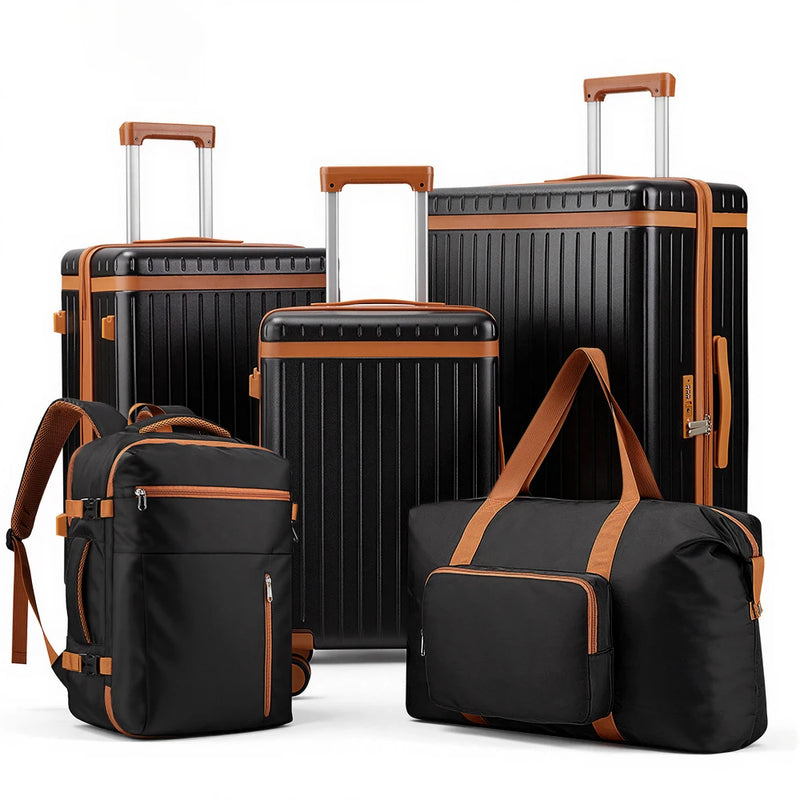 Lightweight Hard Shell Luggage Set with TSA Lock