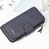 Classic Long PU Leather Wallet with Multiple Pockets