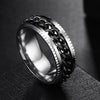 Rotating Anxiety Fidget Spinner Ring
