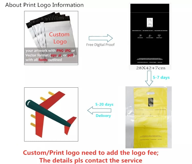 Light Pink Self-Sealing Poly Mailer Bags