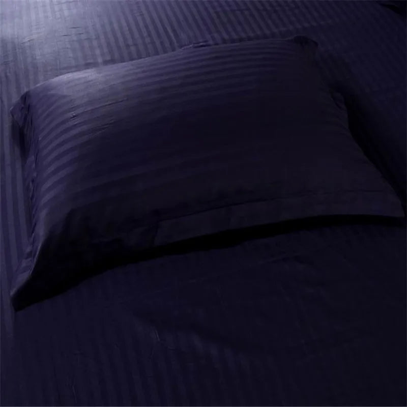 Premium 100% Cotton Satin Stripe Pillowcase Set