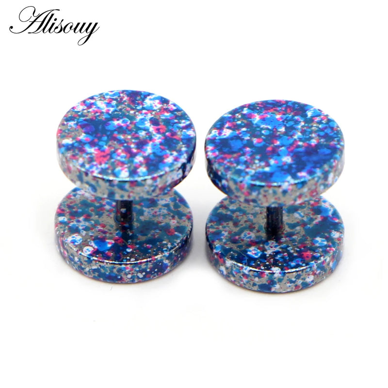Stainless Steel Fake Gauge Ear Plugs