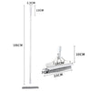 2-in-1 Rotating Floor Scrub Brush with Long Handle
