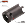Brown repair tools, a 4-pin lock nut removal socket for Sur-Ron and Segway electric bikes.