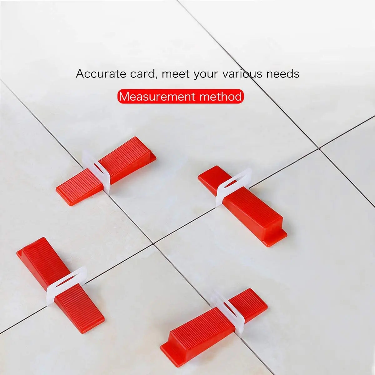 Tile Leveling System with Spacers and Clips