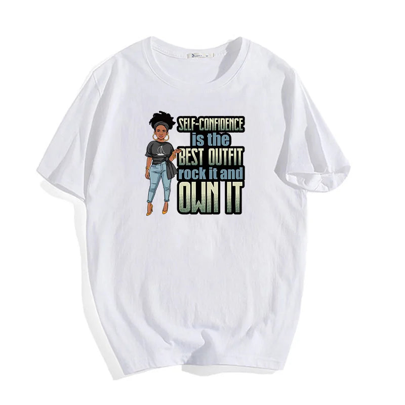 Afro Girl Iron-On Patch for T-Shirts, Hoodies, and Bags