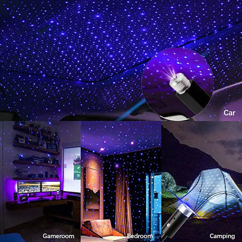 Mini LED Galaxy Star Projector Night Light