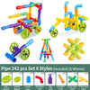Montessori Water Pipe Building Blocks - DIY Construction Toy for Kids