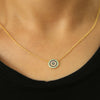925 Sterling Silver Evil Eye & Hamsa Pendant Necklace