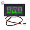 Mini LED Digital DC Voltmeter 0-100V with Three Color Options