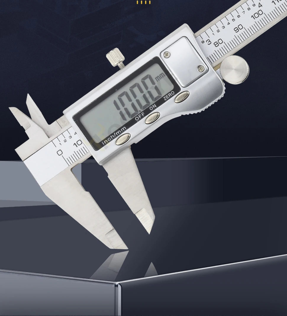 Stainless Steel Digital Caliper with LCD Display