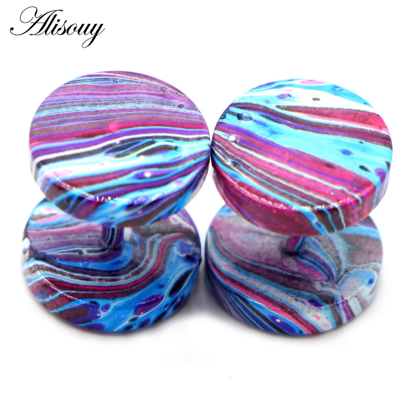 Stainless Steel Fake Gauge Ear Plugs