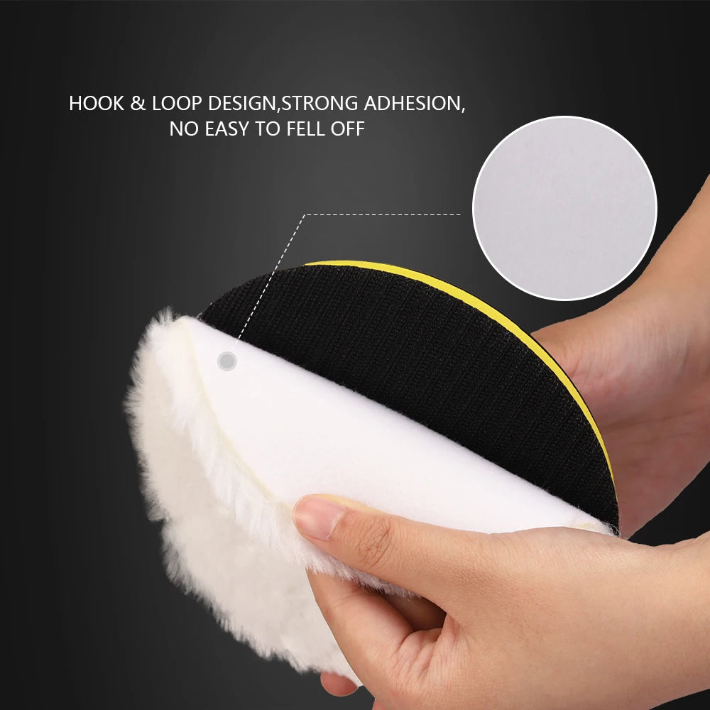Premium Wool Polishing Pads for Car Buffers