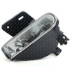 Conjunto de luz de niebla de plástico transparente con soporte de montaje negro para camionetas y SUVs Chevrolet