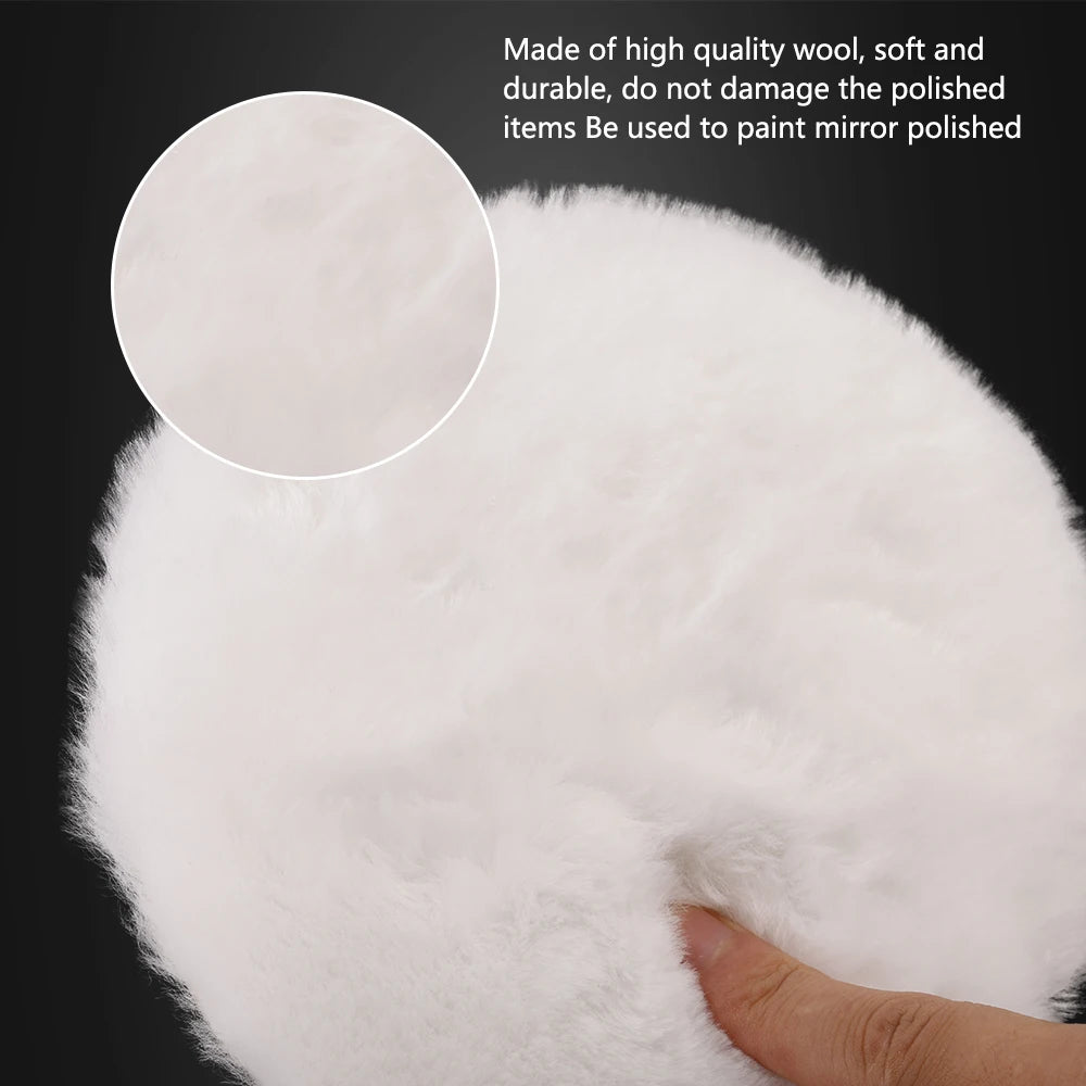 Premium Wool Polishing Pads for Car Buffers