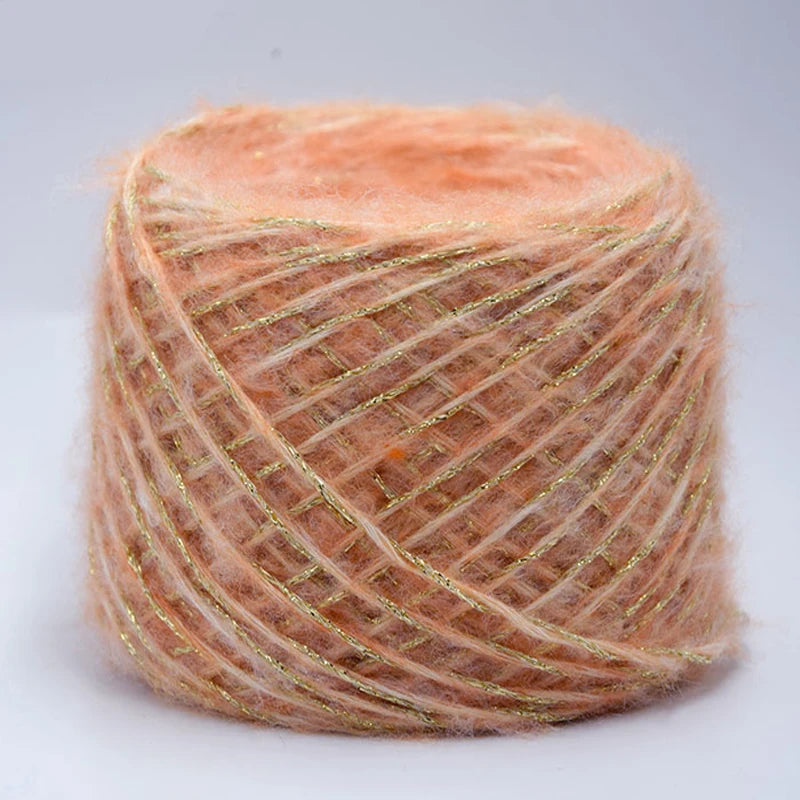 Merino Wool Metallic Yarn with Shimmering Thread – 250g