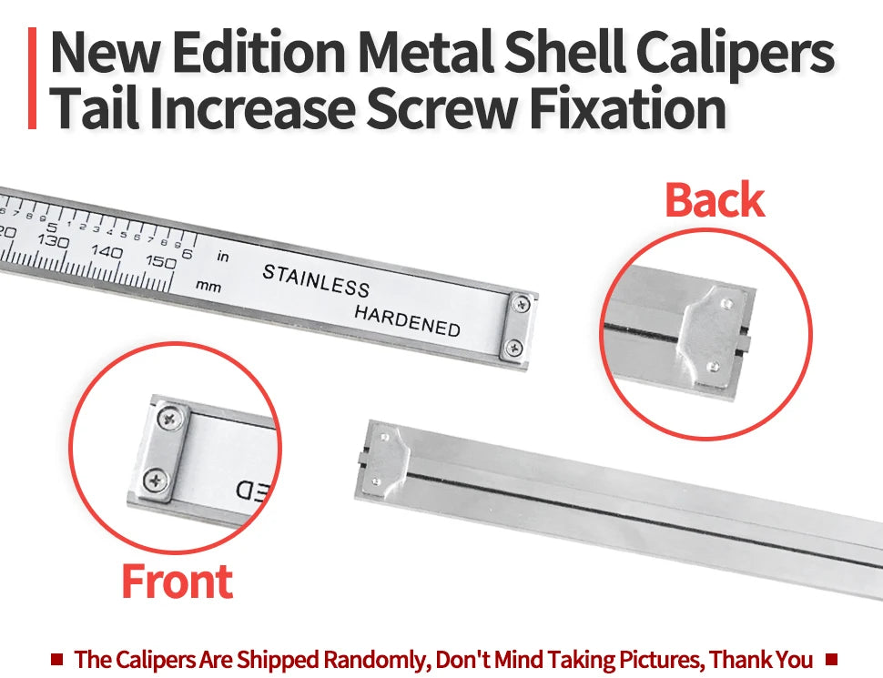 Stainless Steel Digital Caliper with LCD Display