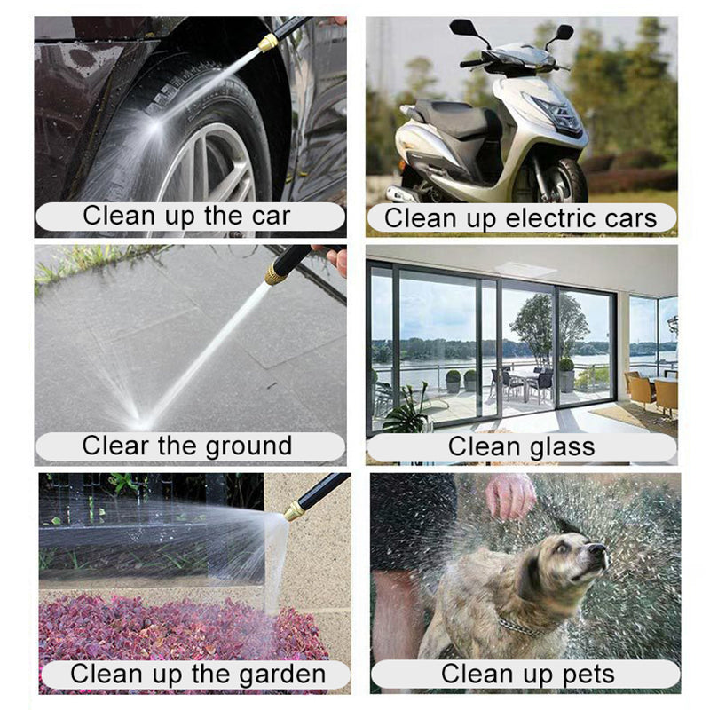 Adjustable High-Pressure Water Spray Gun for Car Washing and Gardening