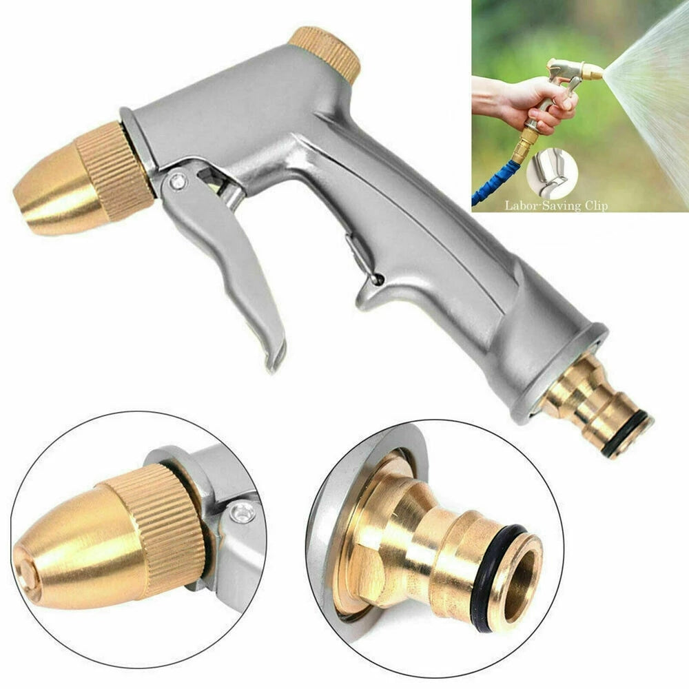 Adjustable High-Pressure Water Spray Gun for Car Washing and Gardening