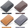 Carbon Fiber Mini RFID Blocking Wallet for Men