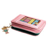 Quilted PU Leather Wallet with Zipper Closure