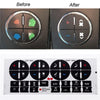 AC Climate Control Button Repair Sticker Kit for GMC, Buick, Chevy