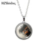Destiel-Inspired Glass Cabochon Pendant Necklace