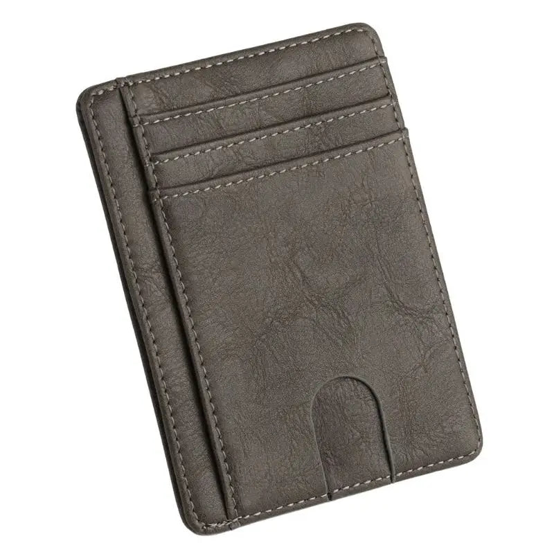 Slim RFID-Blocking Zipper Wallet