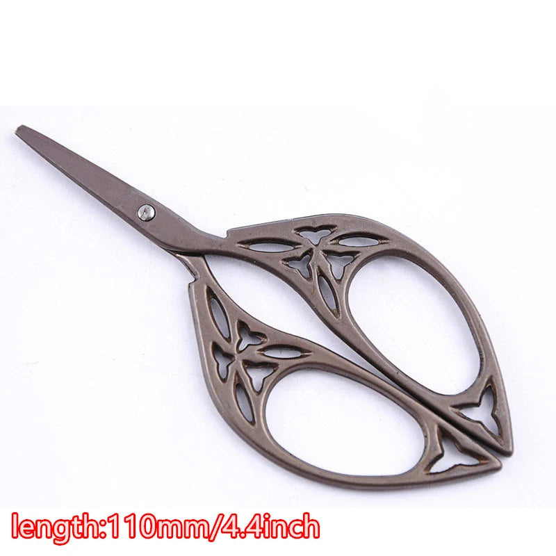 Vintage Floral Embroidery Scissors